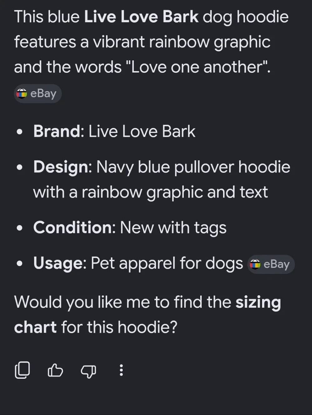 live love Bark nwt live